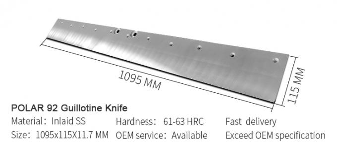 POLAR oder benutzerdefinierte Papierguillotine Schneidemaschine Blatt Papier Schneidemesser 3