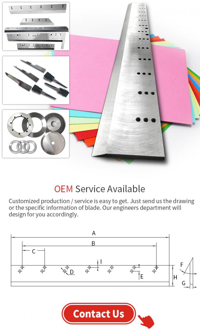 POLAR oder benutzerdefinierte Papierguillotine Schneidemaschine Blatt Papier Schneidemesser 7