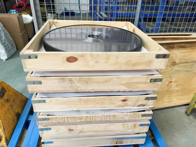 Automation 610 mm Rundkreislauf-Tr&auml;gers&auml;ge Messer Kernkomponenten Klinge zum Schneiden und Schneiden von Gewebepapier 0