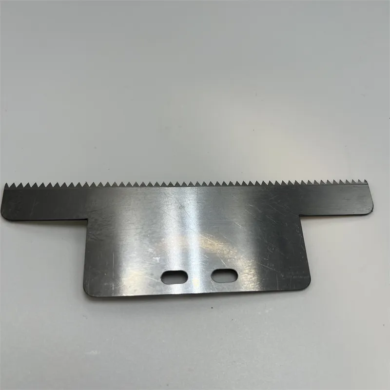 Kunststoffpapier schneidende Messer Zähne schneidende Klinge Verpackung gezackte Zähne Säge Klinge 1