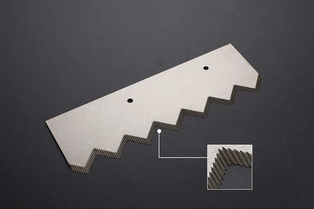 Kunststoffpapier schneidende Messer Zähne schneidende Klinge Verpackung gezackte Zähne Säge Klinge 8