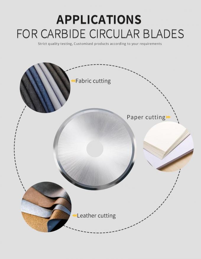 OEM / ODM Kreismesser Schnitt Gummiband Papierrohr Schnitt Runde Klinge 4