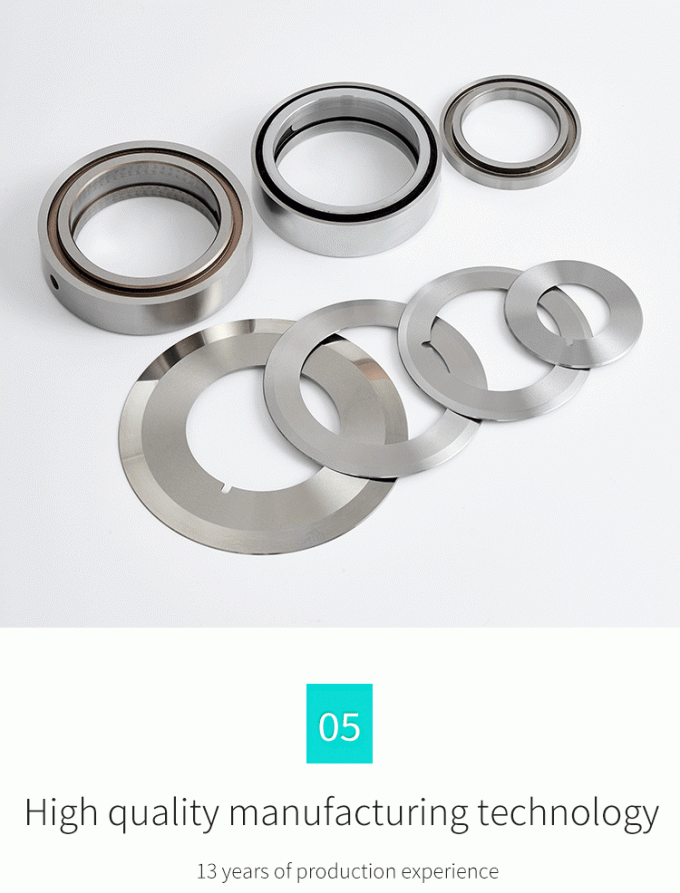 Hochpräzisions-Schneiden 130mm Industrielle Papierrollenband-Schneidemaschinenmesser Kreismesser-Schneidmesser 6